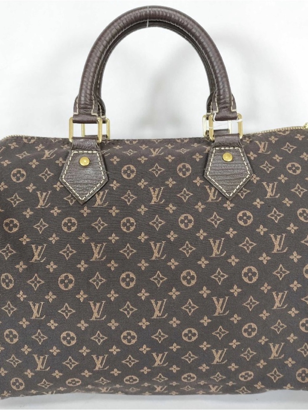 Louis Vuitton Mini Lin Ebene Speedy 30